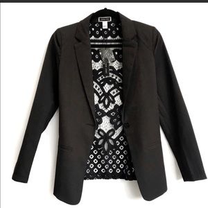 💐BLAZER WITH SEE-THROUGH BACK